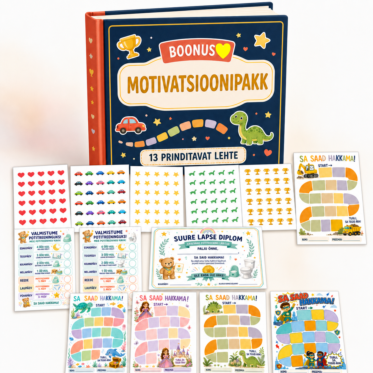 „Mina oskan potil käia!“ motivatsioonipakk