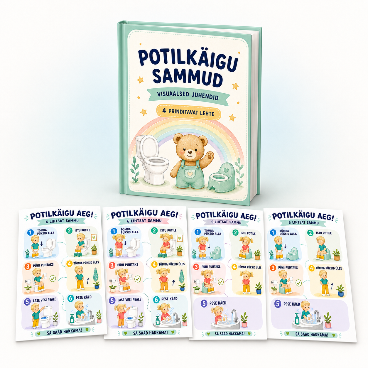 „Nii käin mina potil!“ visuaalne pildijuhend